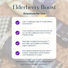 Load image into Gallery viewer, Organic Elderberry Boost (16 oz) - Elderberry Boost, LLC